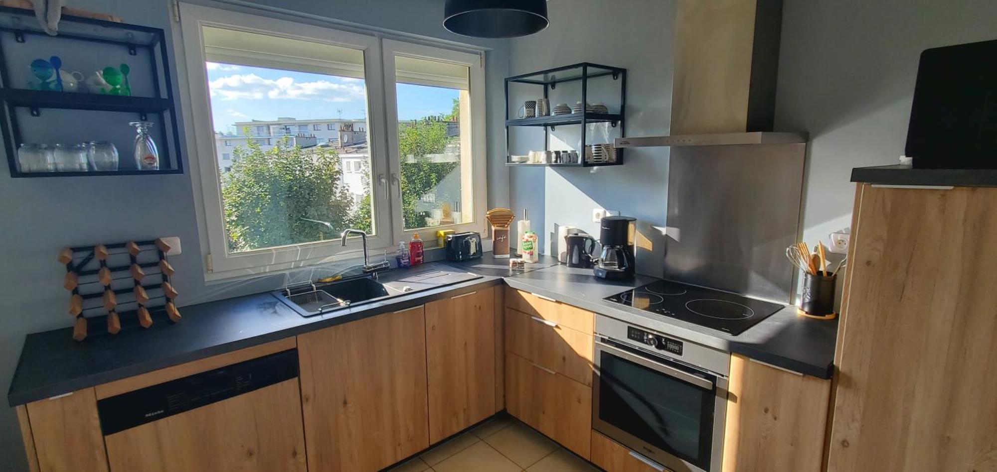 Le Clemenceau Appart-Calais Nord-Balcon-Plage Bagian luar foto